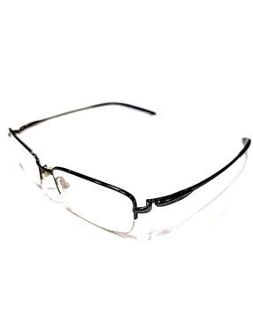 Denali Limit Gunmetal Black Rectangle Eyeglasses 55-18 145 Bad Screw Read